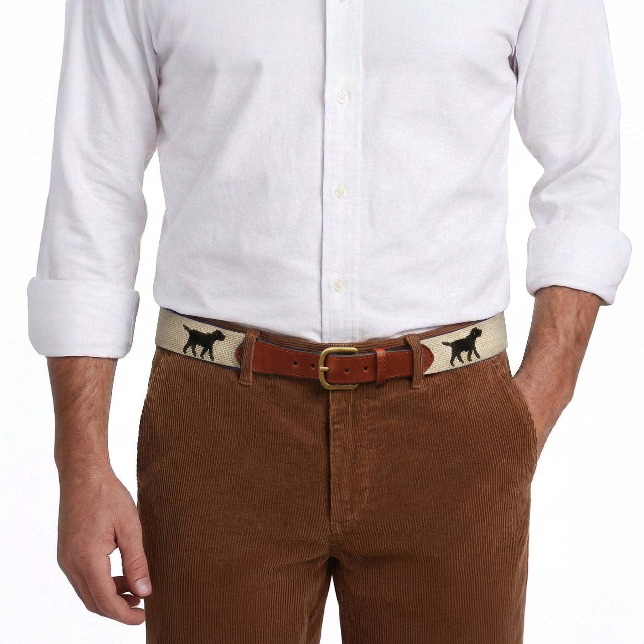 Black Lab Walking Belt (Light Khaki)