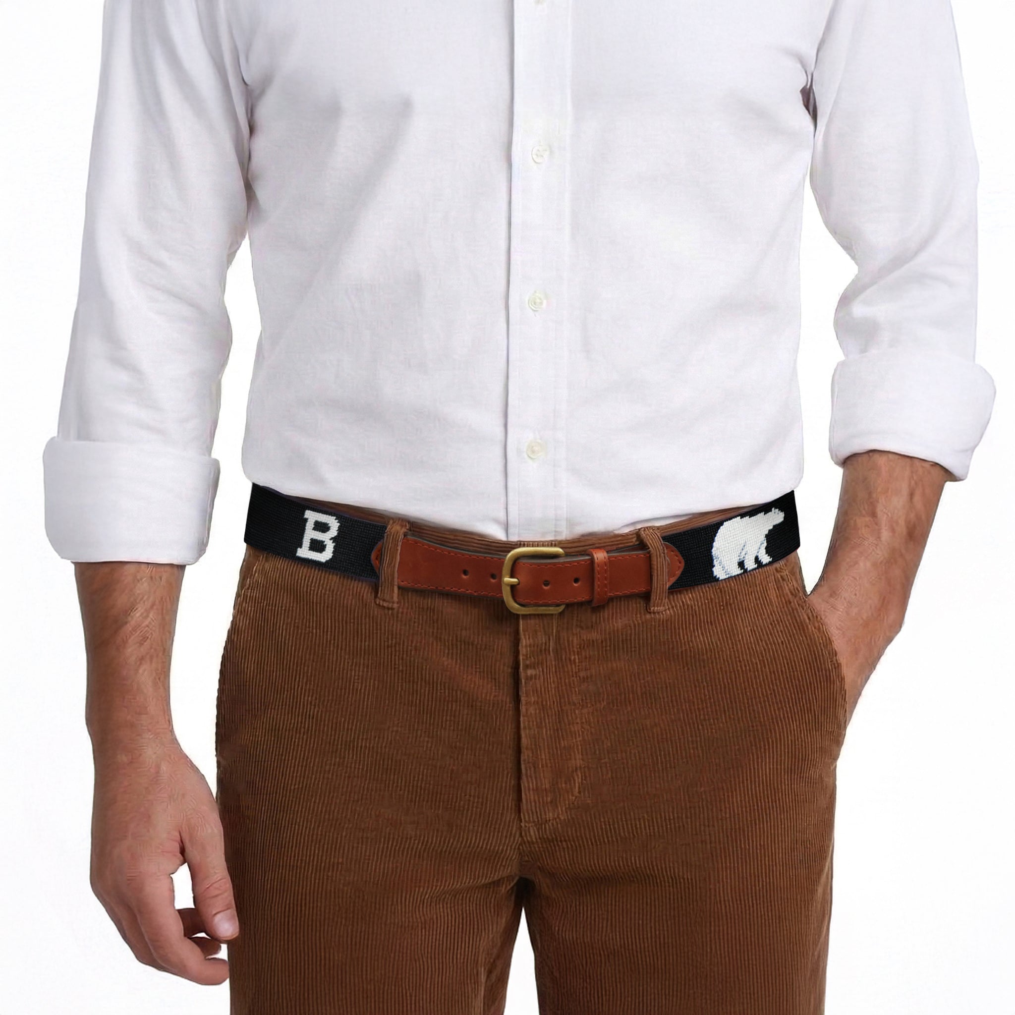 Bowdoin B-Polar Bear Belt (Black)