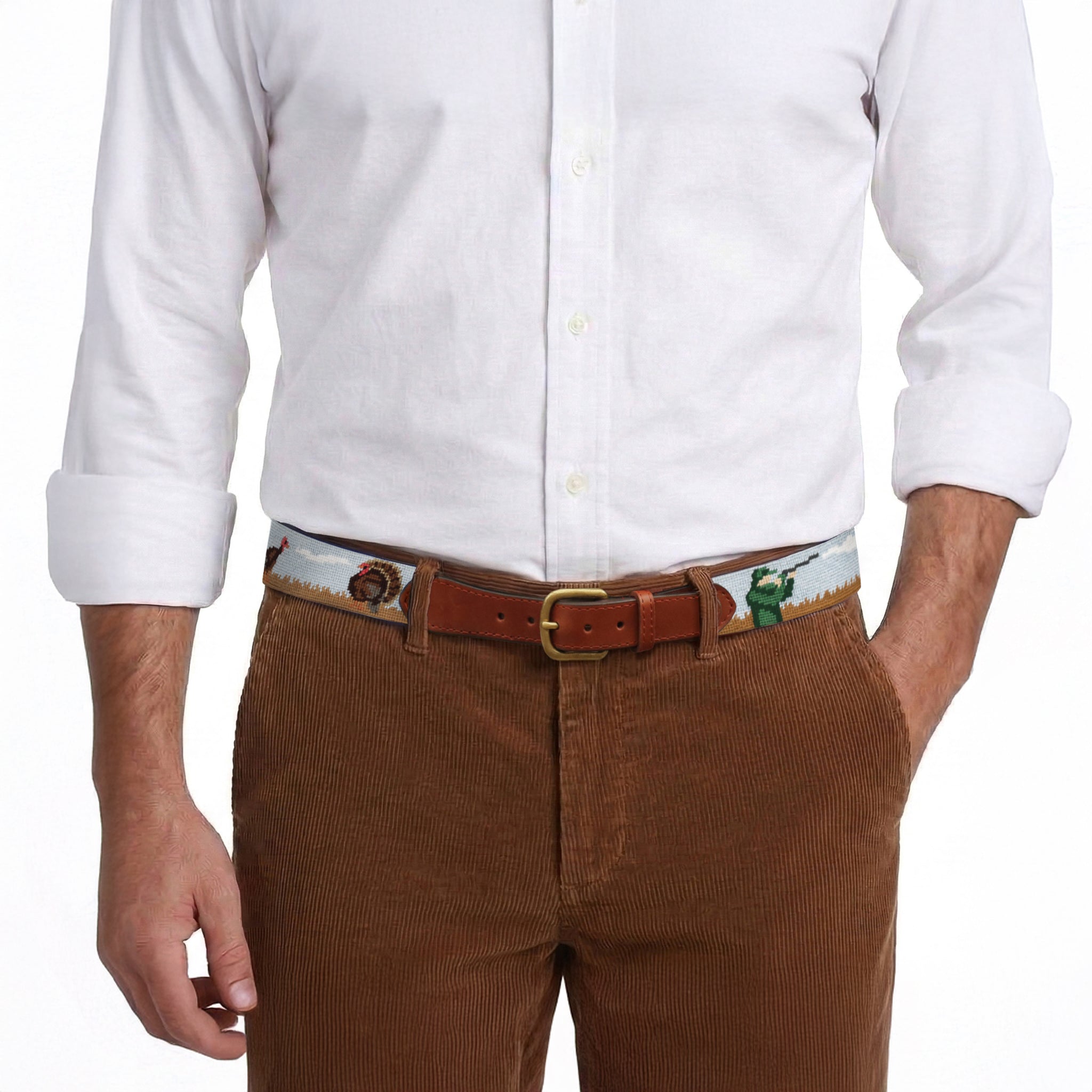 Turkey Day Belt (Light Khaki) – Smathers & Branson