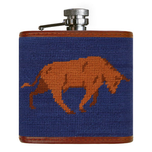 Bull & Bear Flask (Classic Navy) (Final Sale)