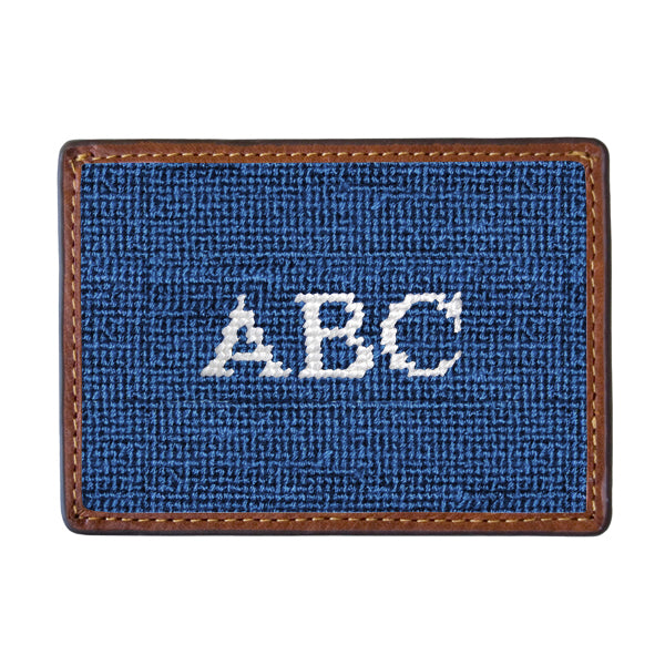 Monogrammed Card Wallet