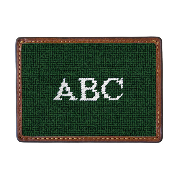 Monogrammed Card Wallet