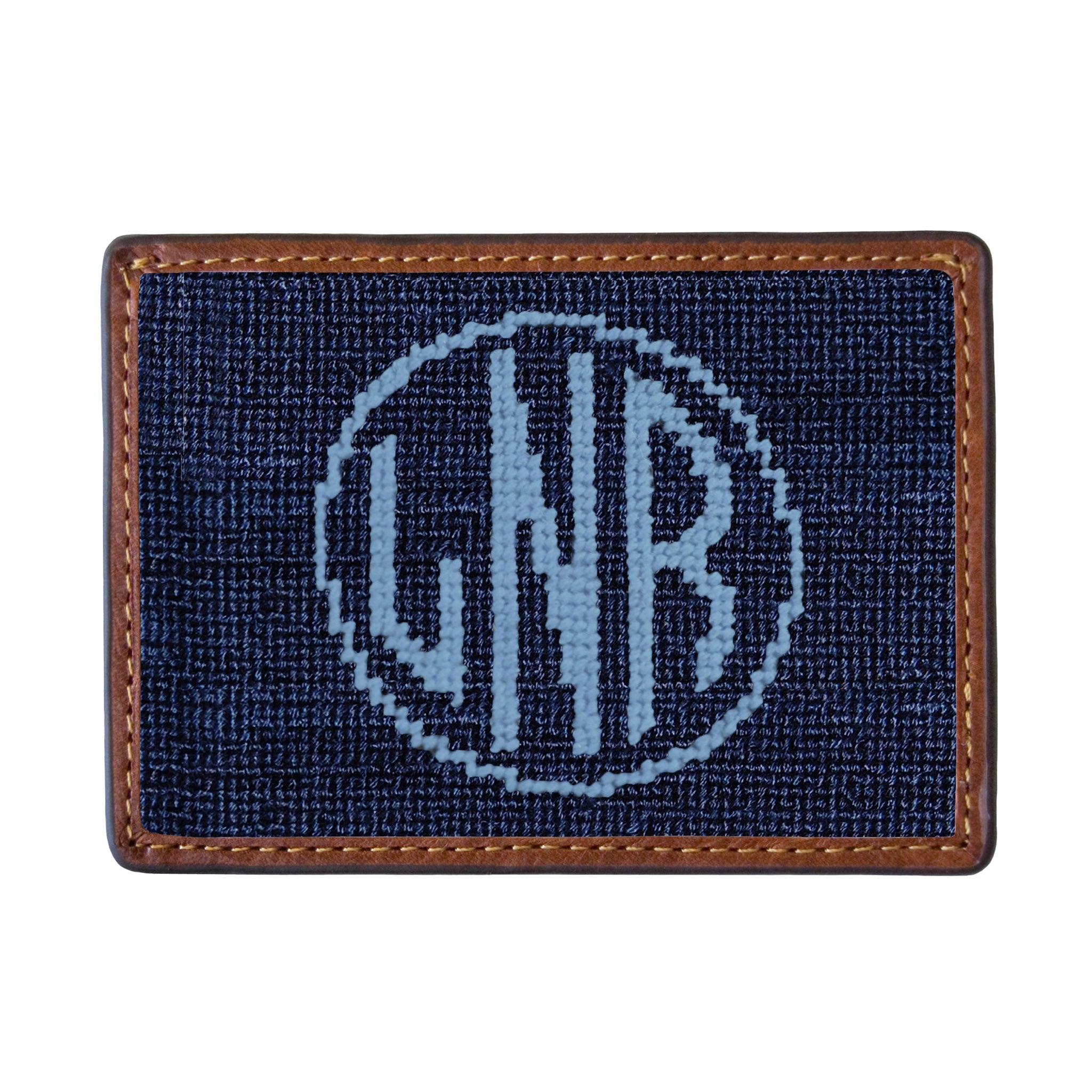 Monogrammed Card Wallet