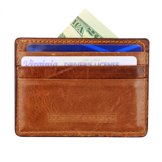 Monogrammed Card Wallet