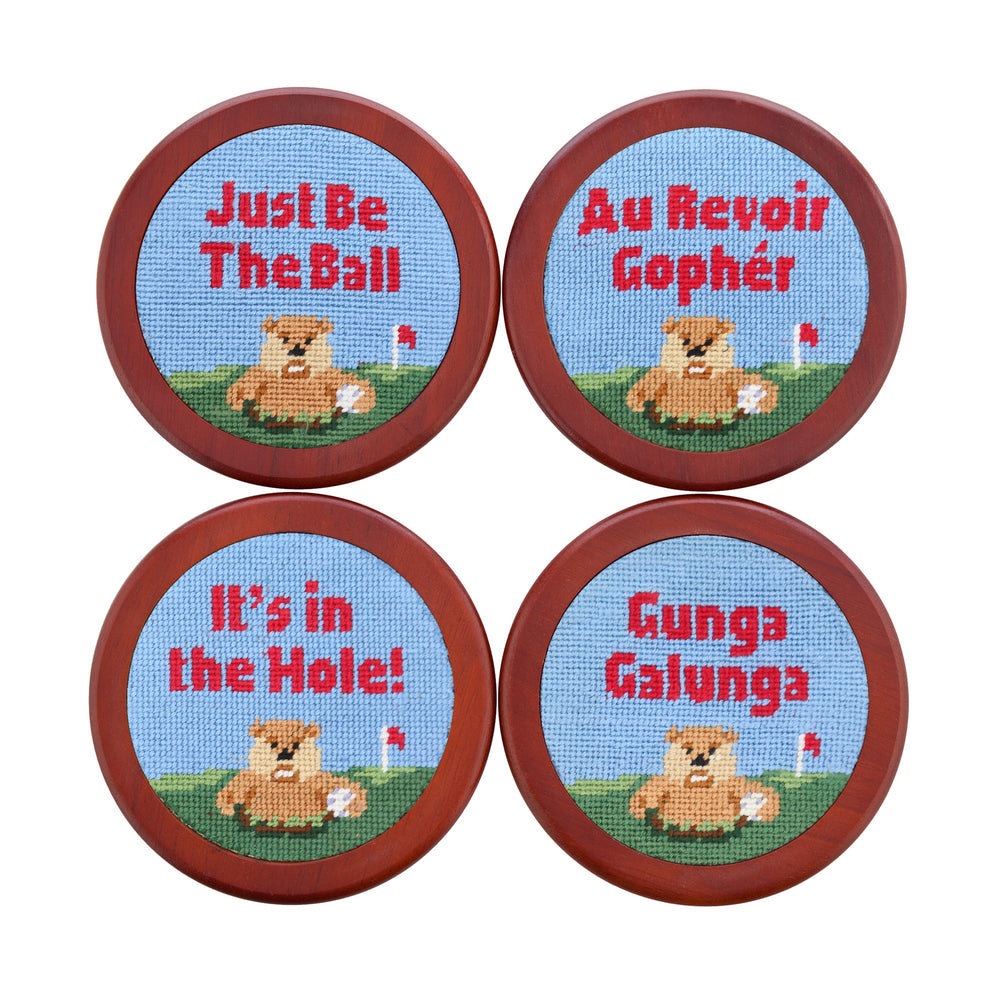 Gopher Golf Coasters (Final Sale)