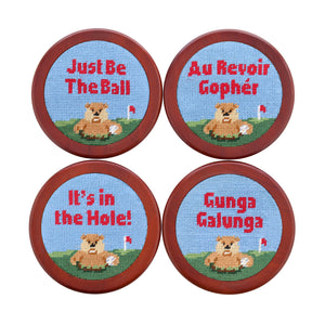 Gopher Golf Coasters (Final Sale)