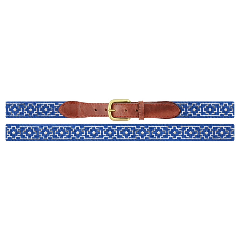 Claiborne Belt (Blueberry-Light Khaki)
