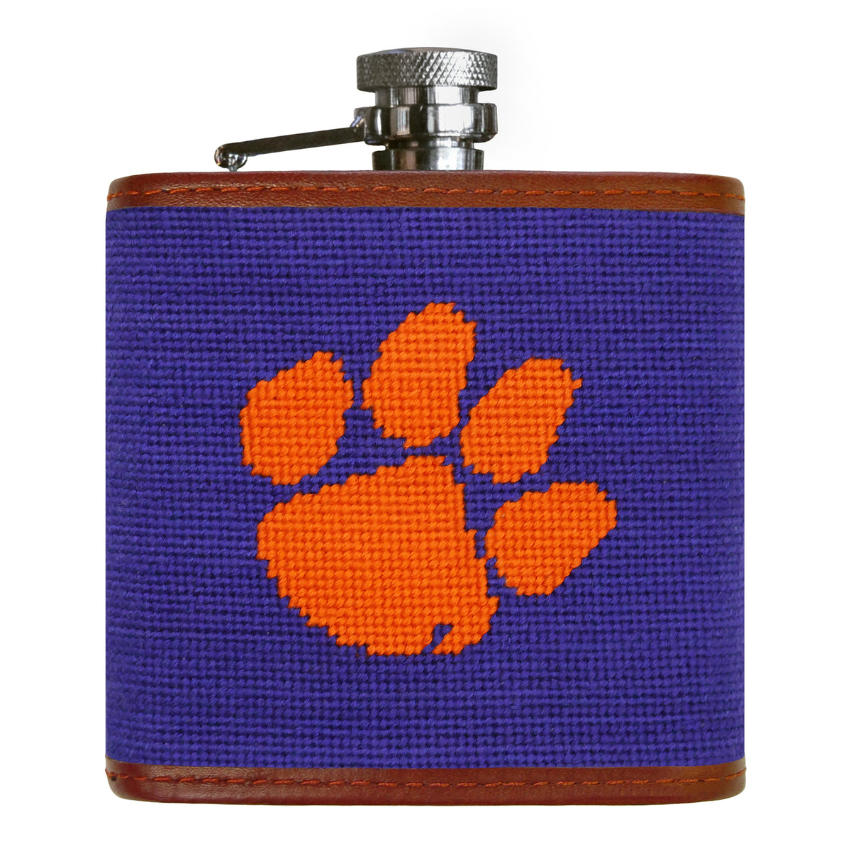 Clemson Flask (Purple)