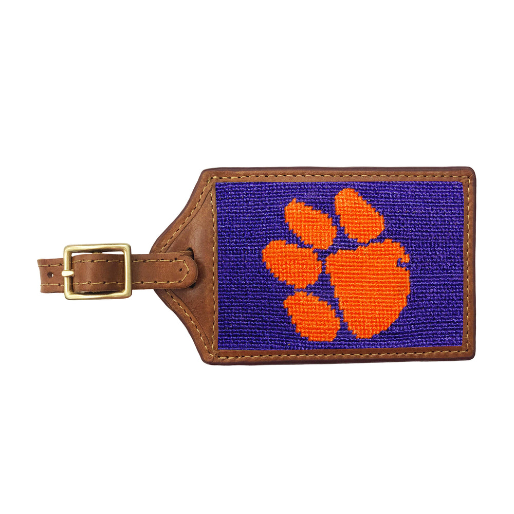 Clemson Luggage Tag (Purple)