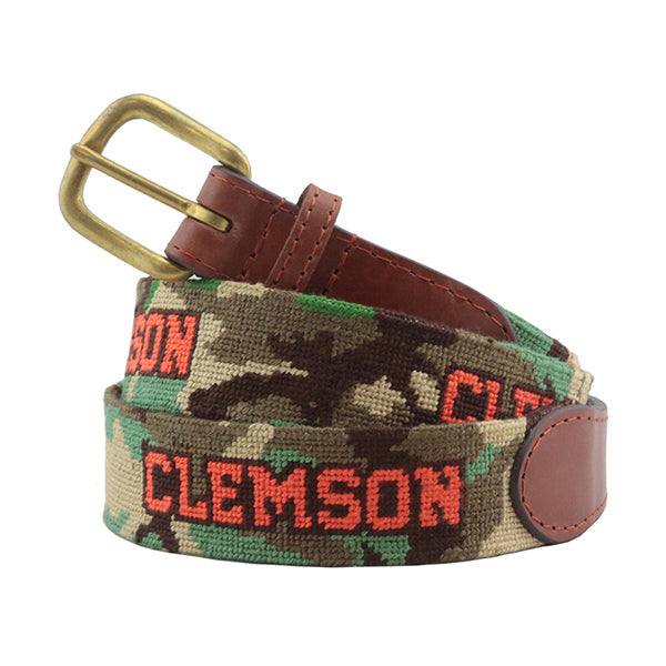 Smathers and Branson Clemson Text Camo LowRes Belt