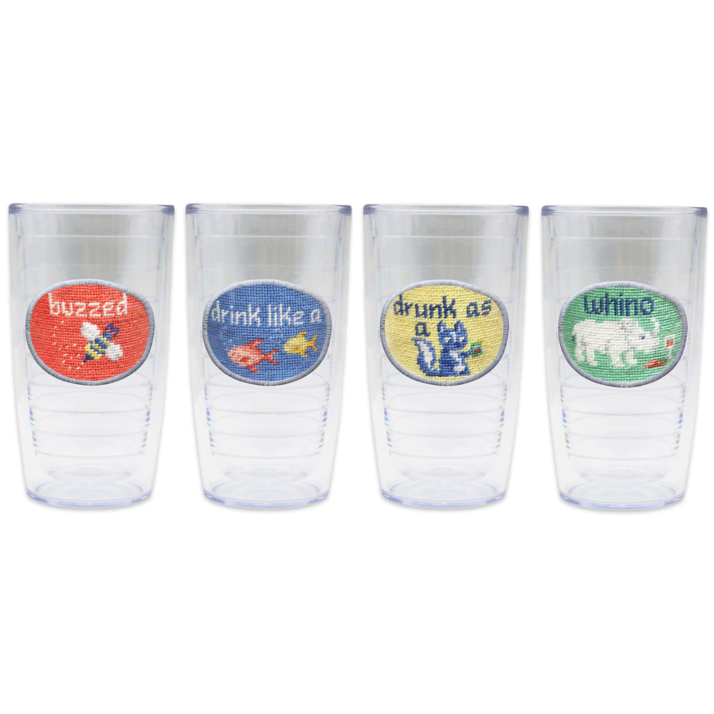 Drink Like a Fish Tervis Tumbler (Cornflower) (White Edge)