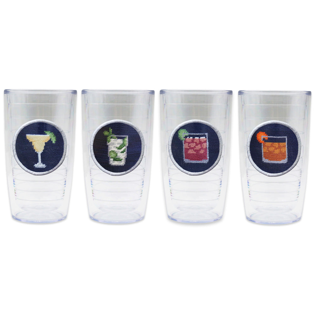 Cocktails Tumbler Set (Dark Navy)