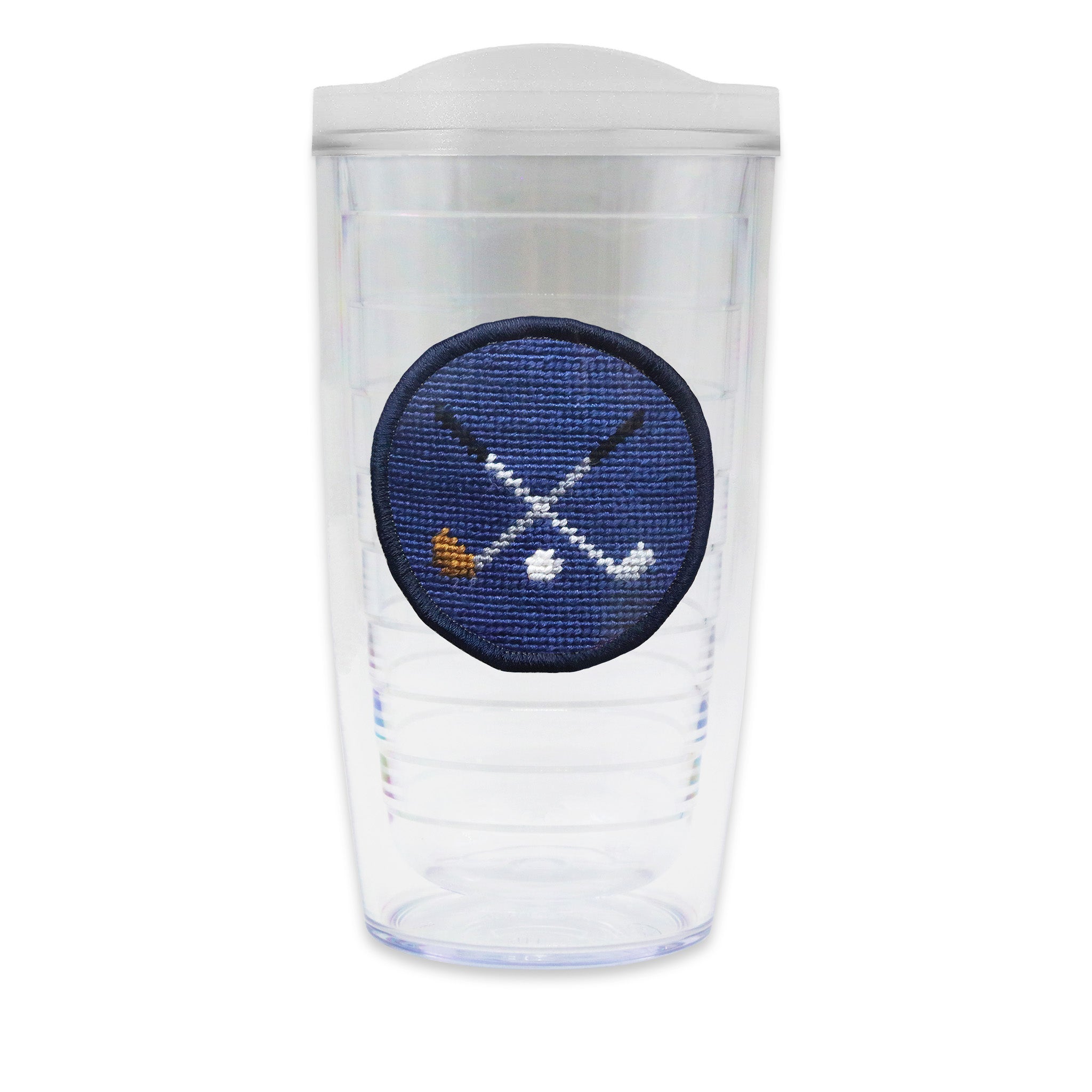 Crossed Clubs Tumbler with Lid