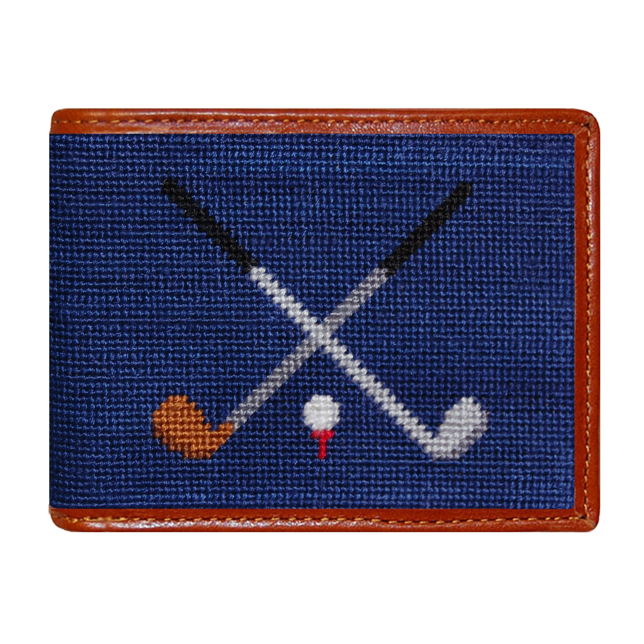 Crossed Clubs Wallet (Classic Navy)