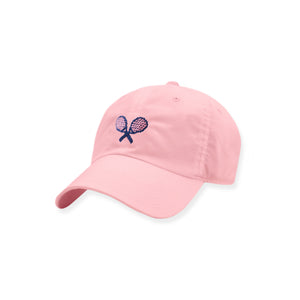 Crossed Racquets Performance Hat (Cherry Blossom)
