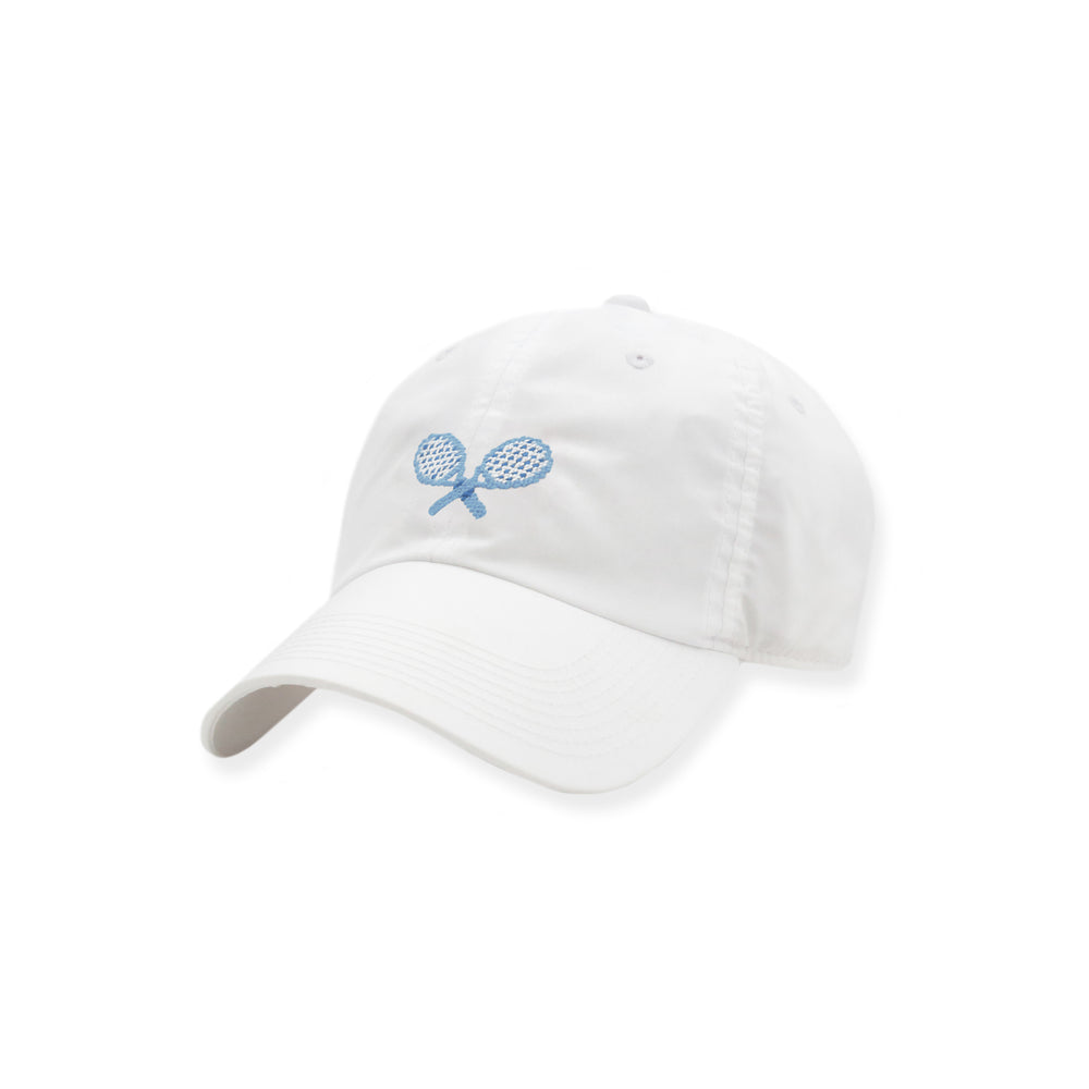 Crossed Racquets Performance Hat (White)