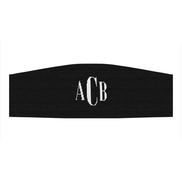 Monogrammed Cummerbund