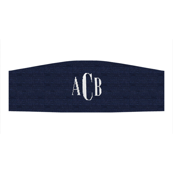 Monogrammed Cummerbund