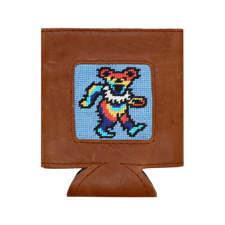 Dancing Bears Tie Dye Can Cooler (Light Blue)