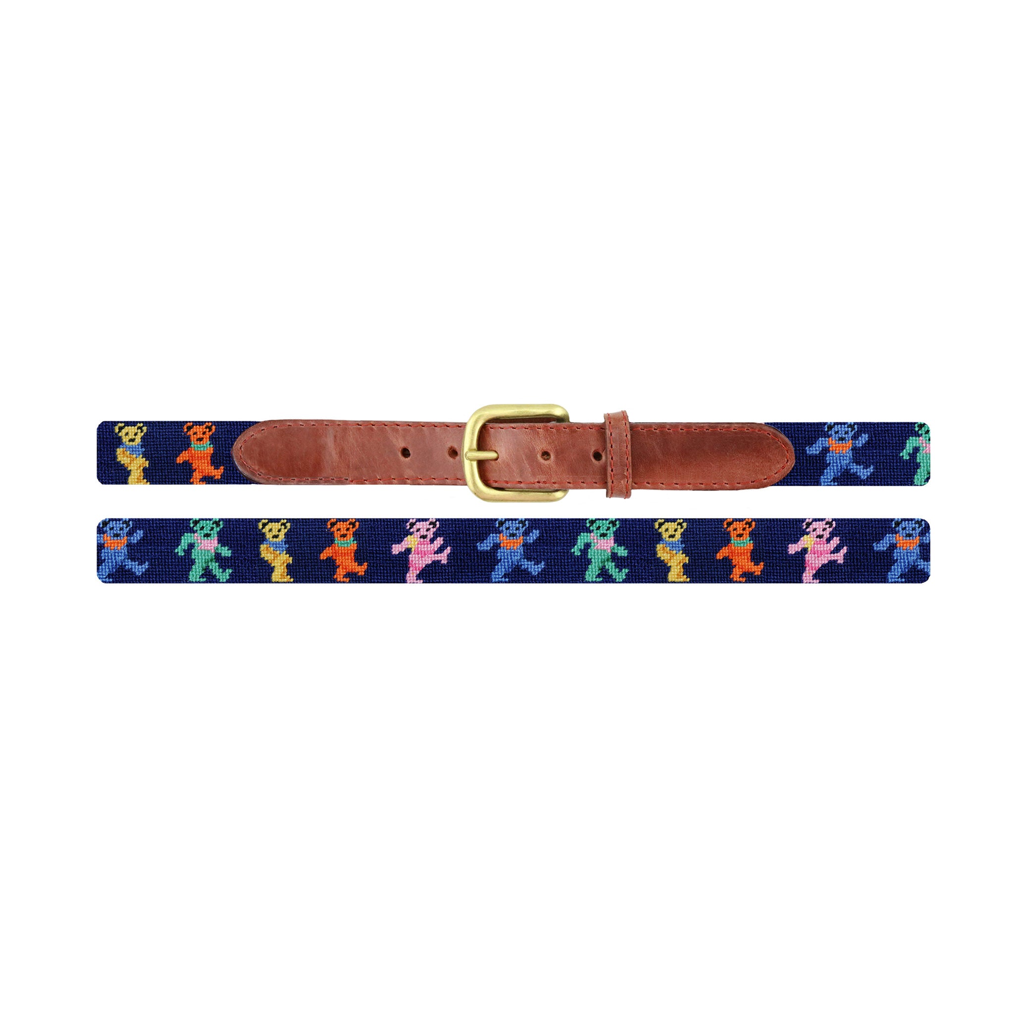 Dancing Bears Children's Belt (Dark Navy)