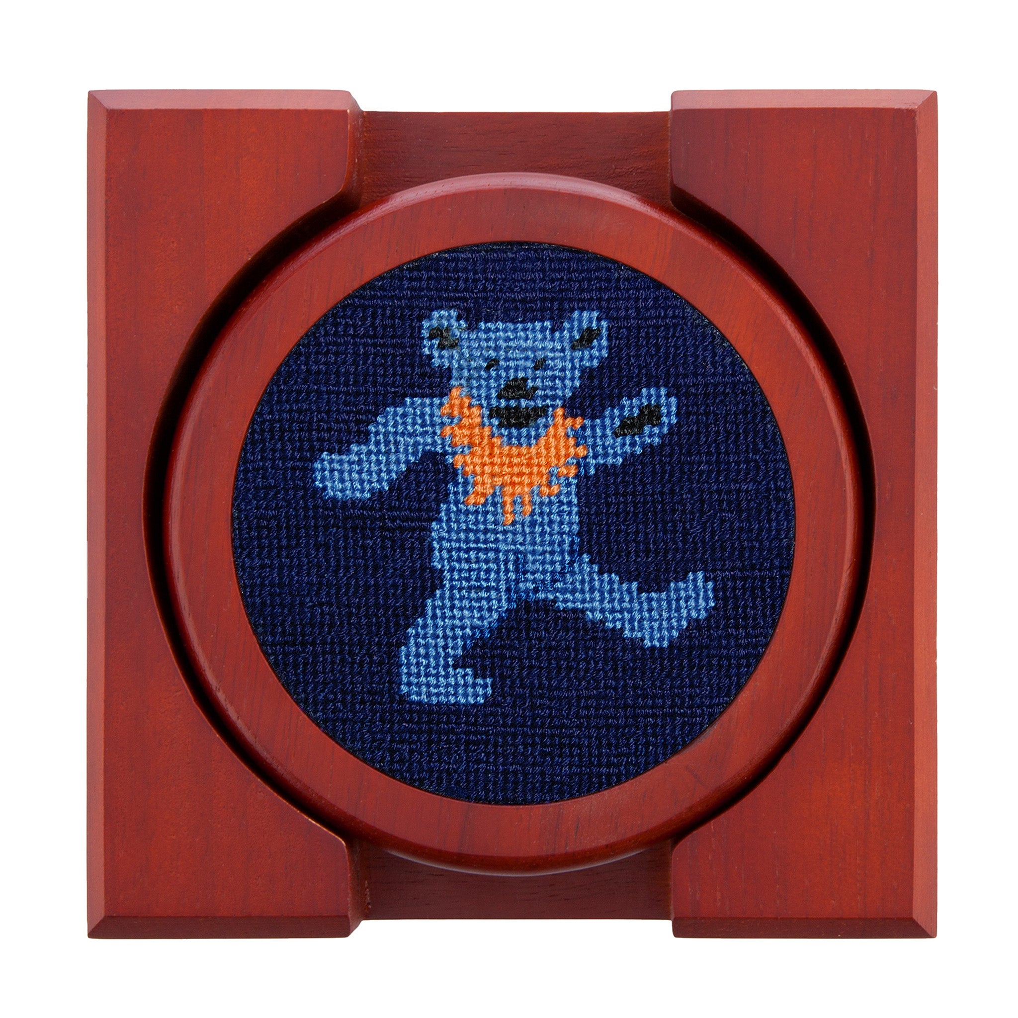 Dancing Bears Coasters (Dark Navy)
