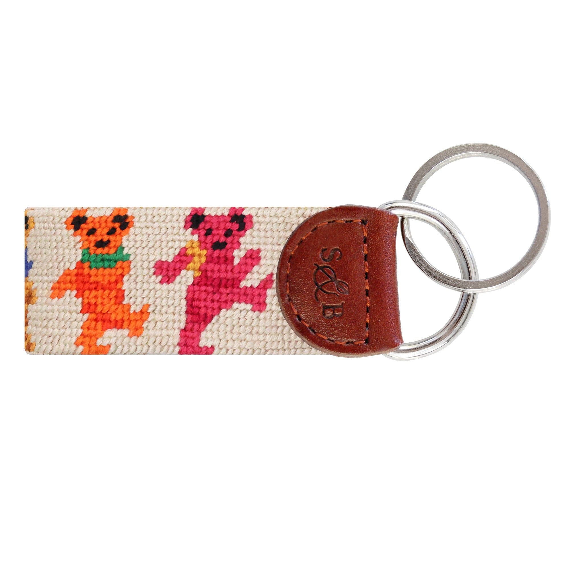 Dancing Bears Key Fob (Oatmeal)