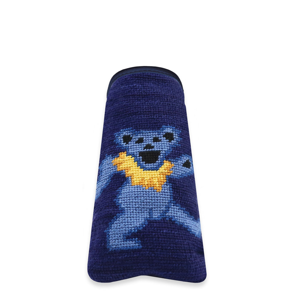 Dancing Bear Putter Headcover (Dark Navy)