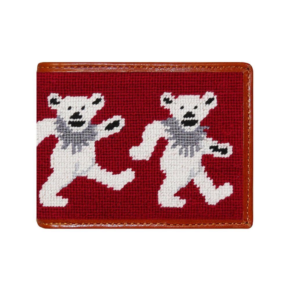 Dancing Bears Wallet (Garnet) (Final Sale)