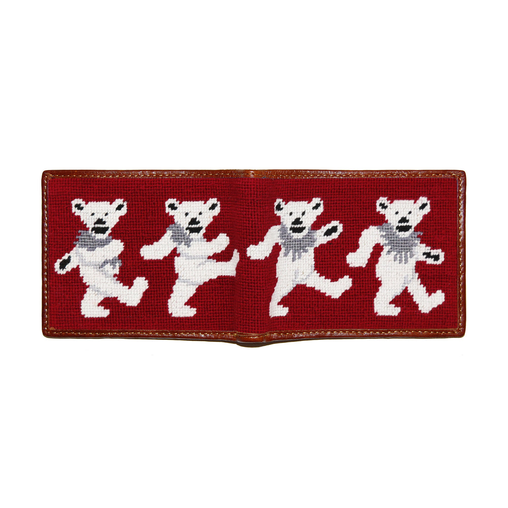 Dancing Bears Wallet (Garnet) (Final Sale)