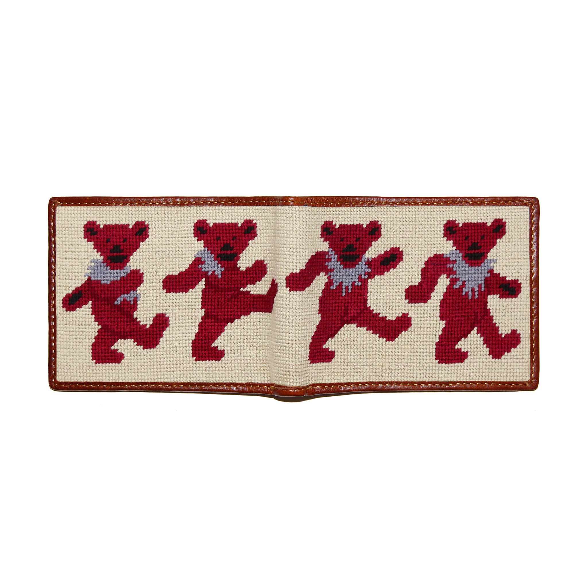 Dancing Bears Wallet (Light Khaki) (Final Sale)