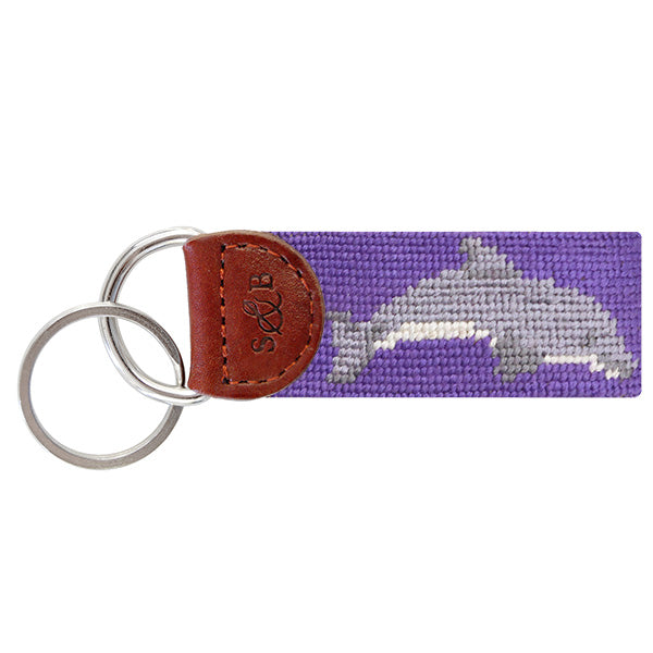 Dolphin Key Fob (Purple) (Final Sale)