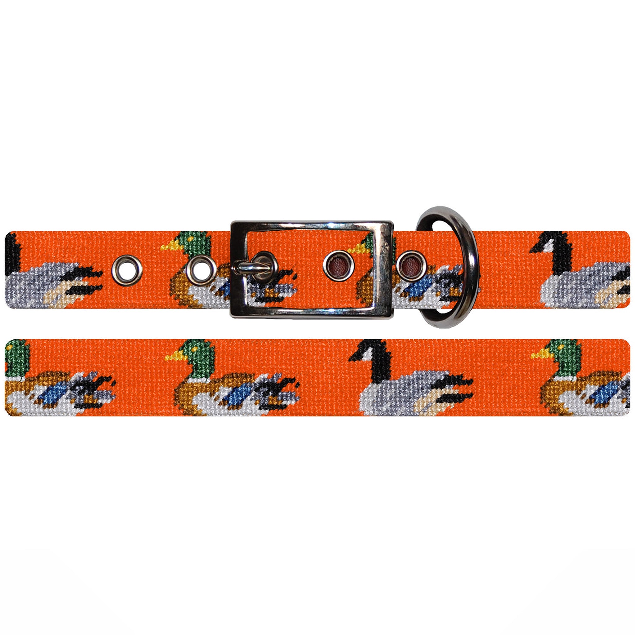 Duck Duck Goose Dog Collar (Orange)
