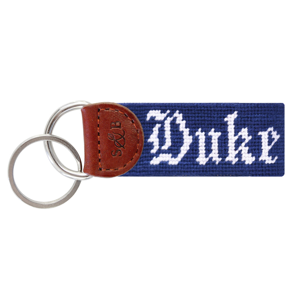 Duke Key Duke University Needlepoint Belts & Accessories | Smathers & Branson