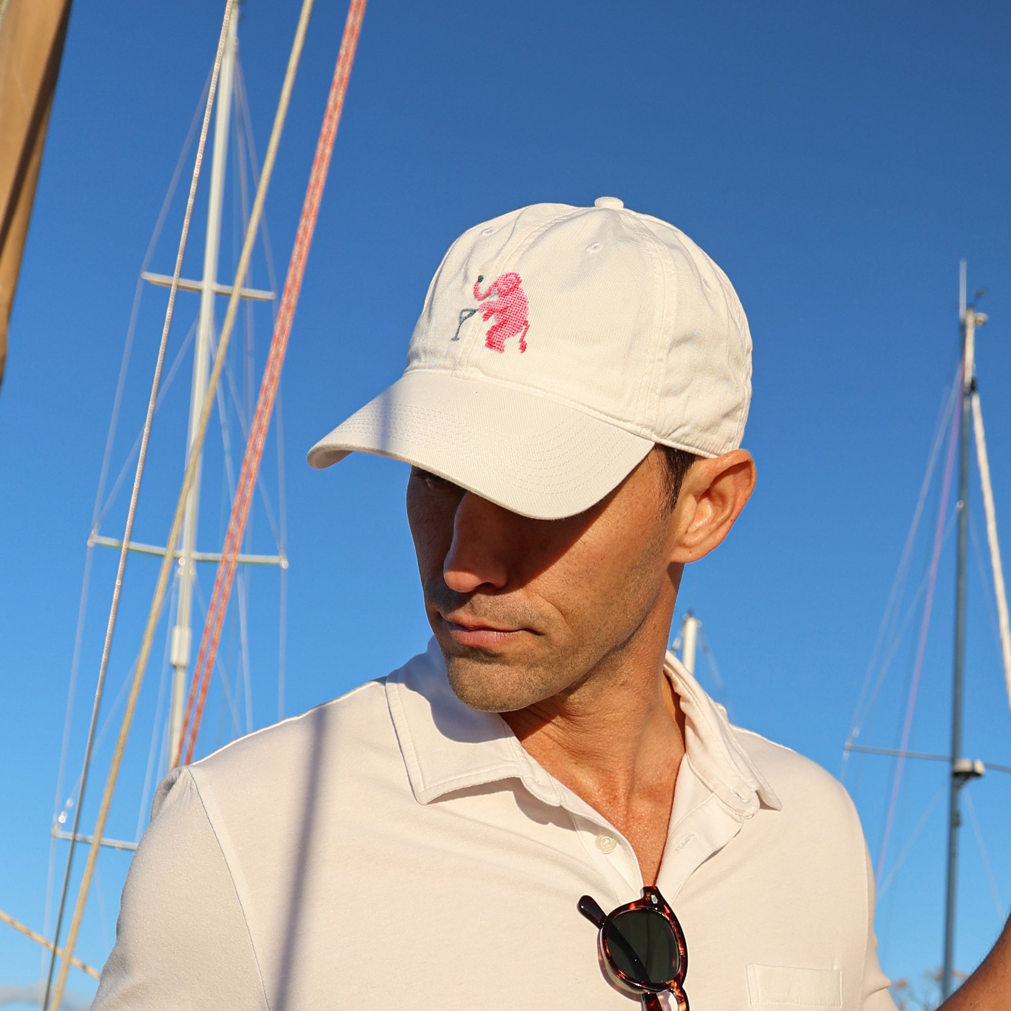 Elephant Martini Hat (White)