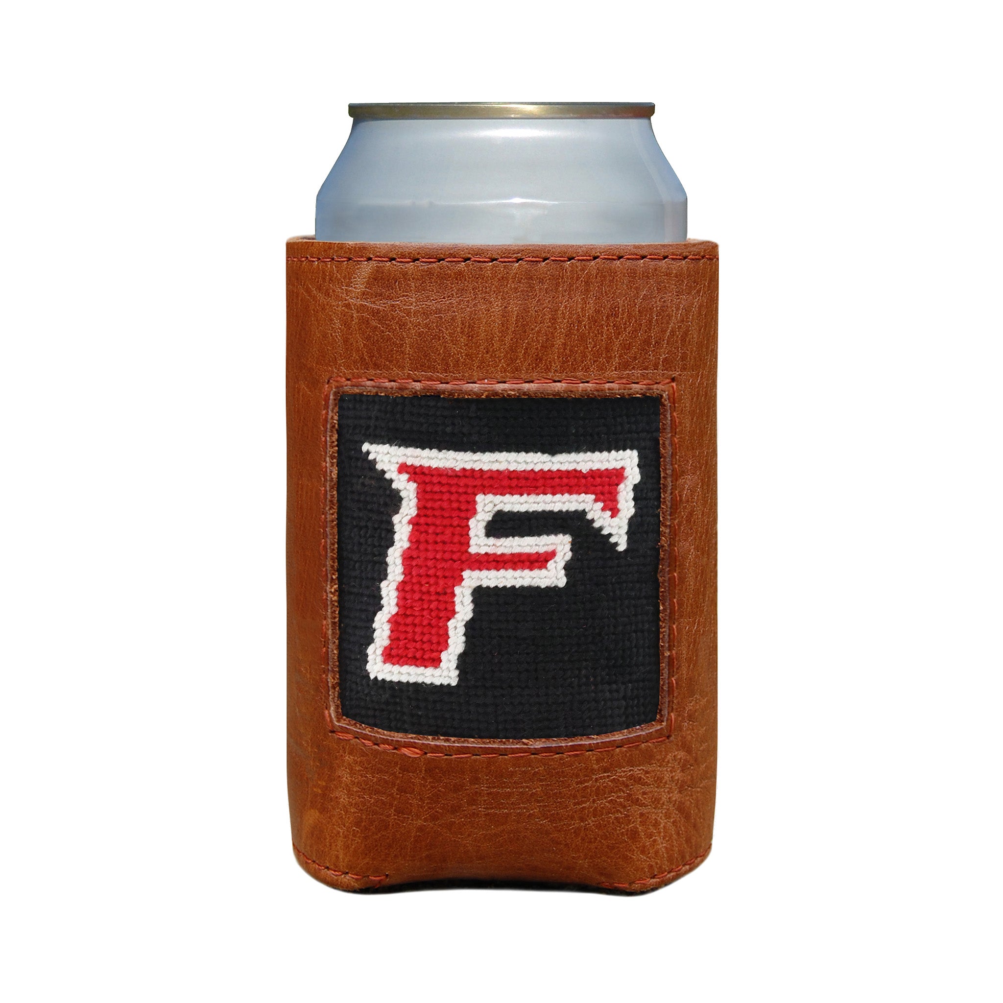 Fairfield University F Can Cooler (Black) (Final Sale)