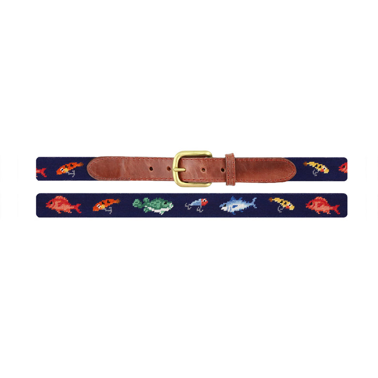 Fish and Tackle Children's Belt (Dark Navy)