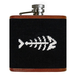 Fishbones Flask (Black) (Final Sale)