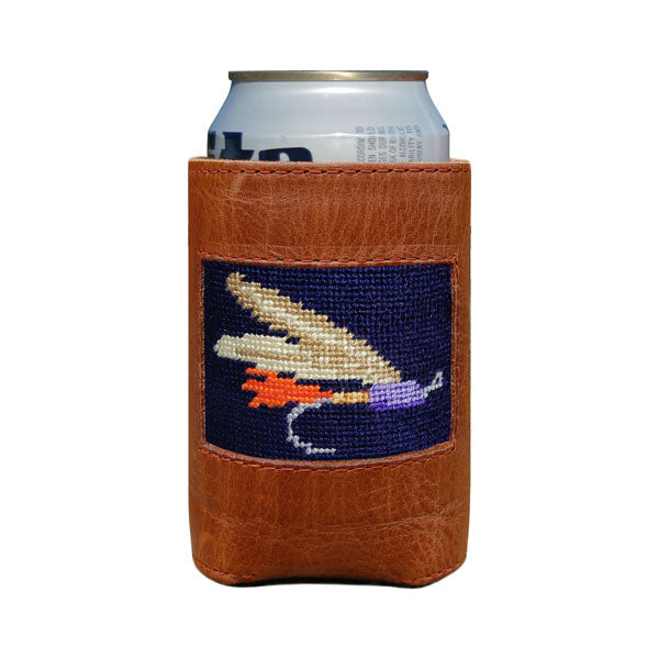 Fishing Fly Can Cooler (Dark Navy) (Final Sale)