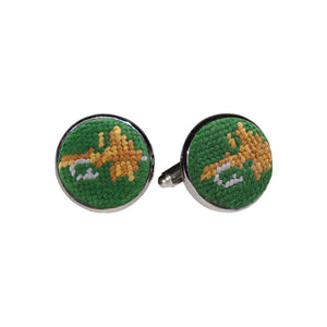 Fishing Flies Cufflinks (Forest) (Final Sale)