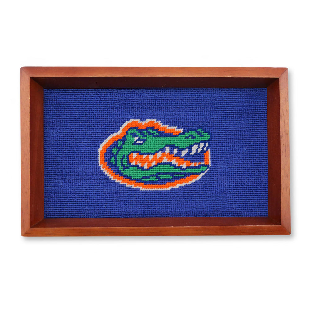 University of Florida Valet Tray (Royal) (Chestnut Wood)