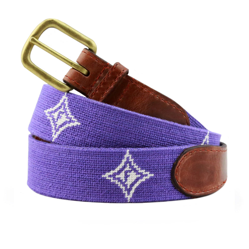 Monogrammed Furman Belt (Purple)