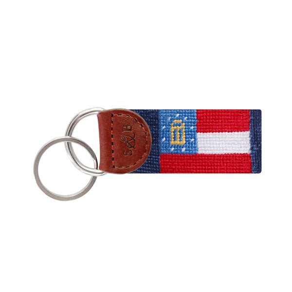 Georgia State Flag Key Fob (Classic Navy) (Final Sale)