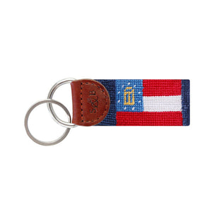Georgia State Flag Key Fob (Classic Navy) (Final Sale)