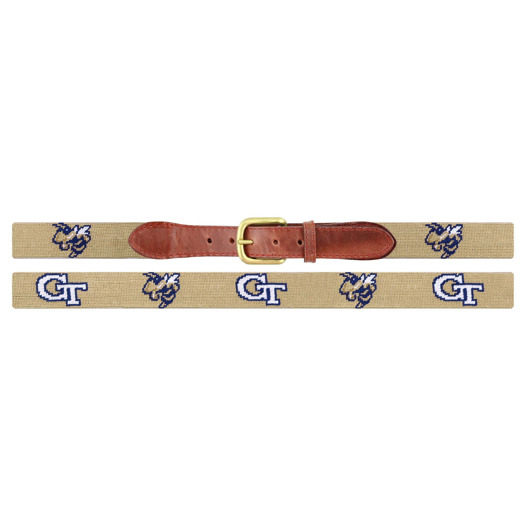 Georgia Tech Yellow Jacket-GT Belt (Gold)
