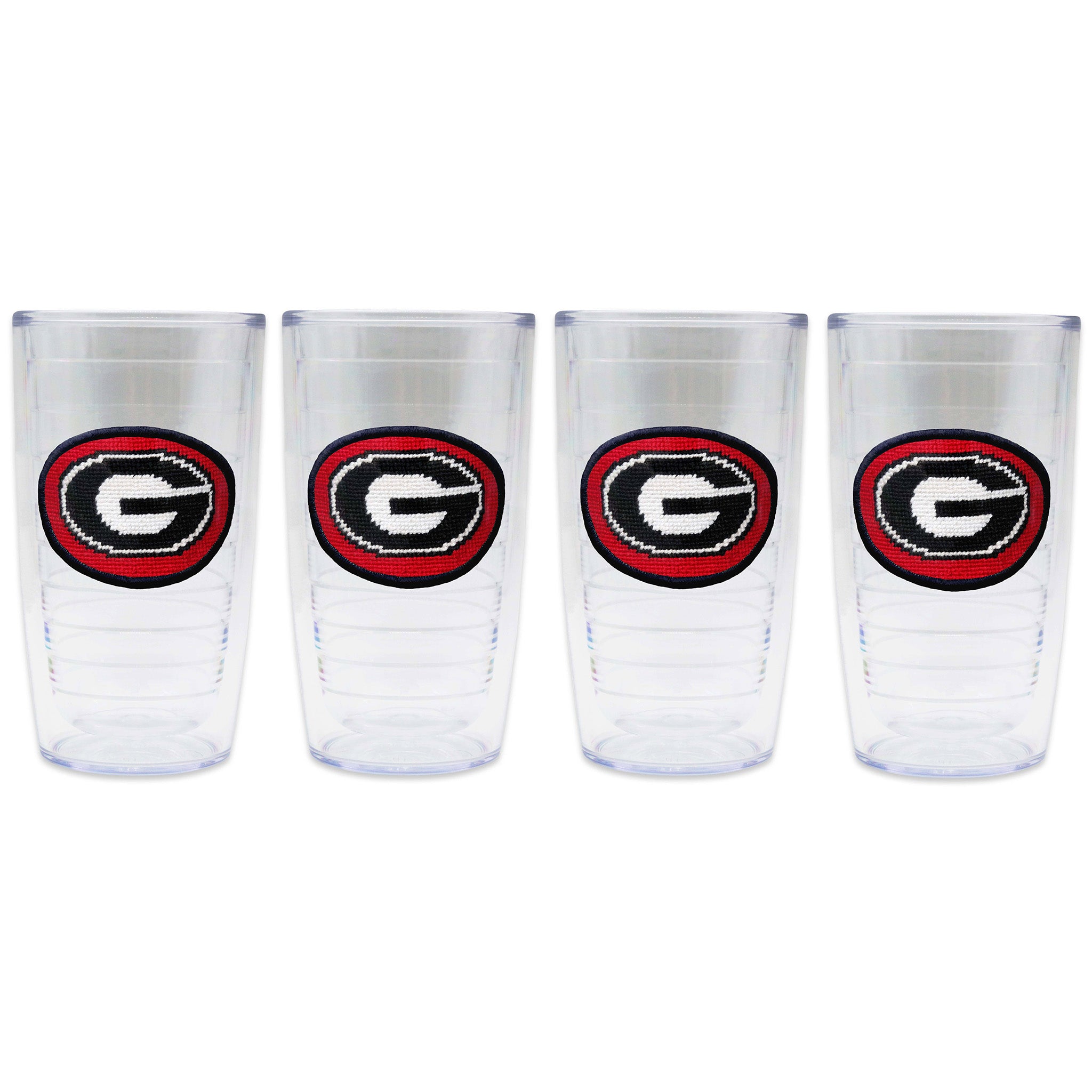 Georgia G Tervis Tumbler (Red) (Black Edge)