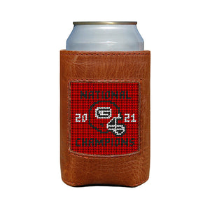 Georgia 2021 National Championship Can Cooler (Red) (Final Sale)