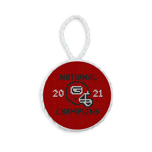 Georgia 2021 National Championship Ornament (Red) (Final Sale)