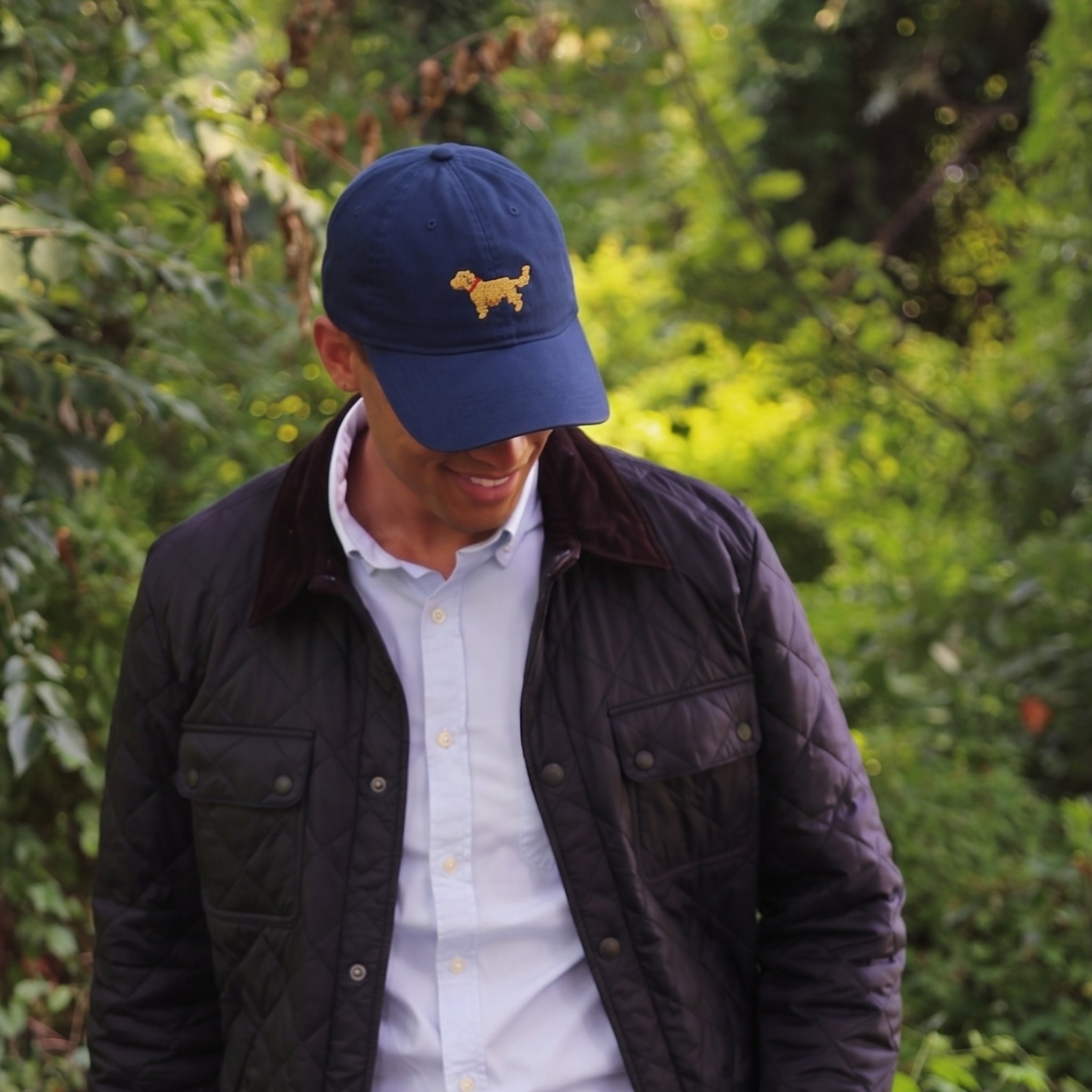Golden Retriever Hat (Navy)