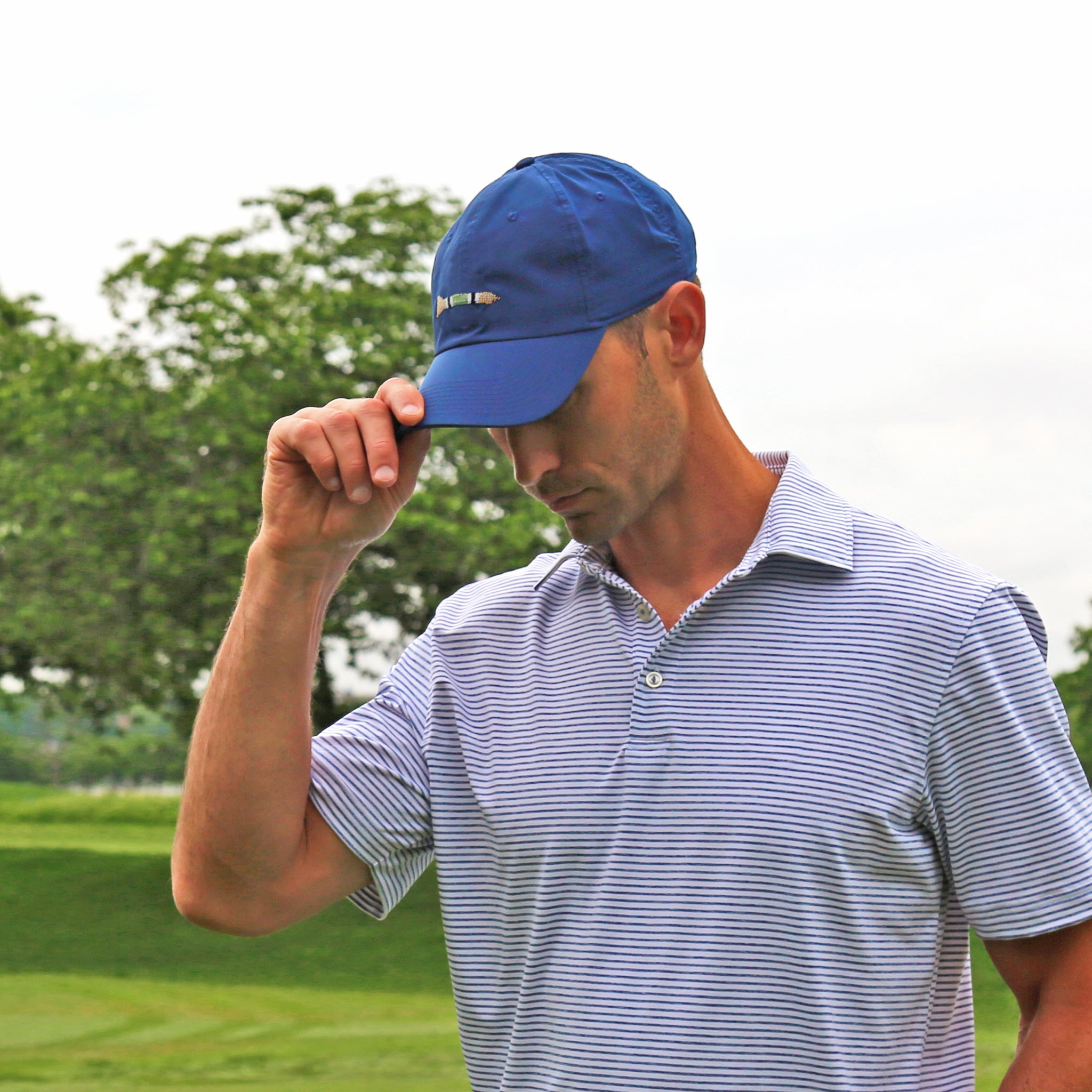 Golf Tee Performance Hat (Navy)