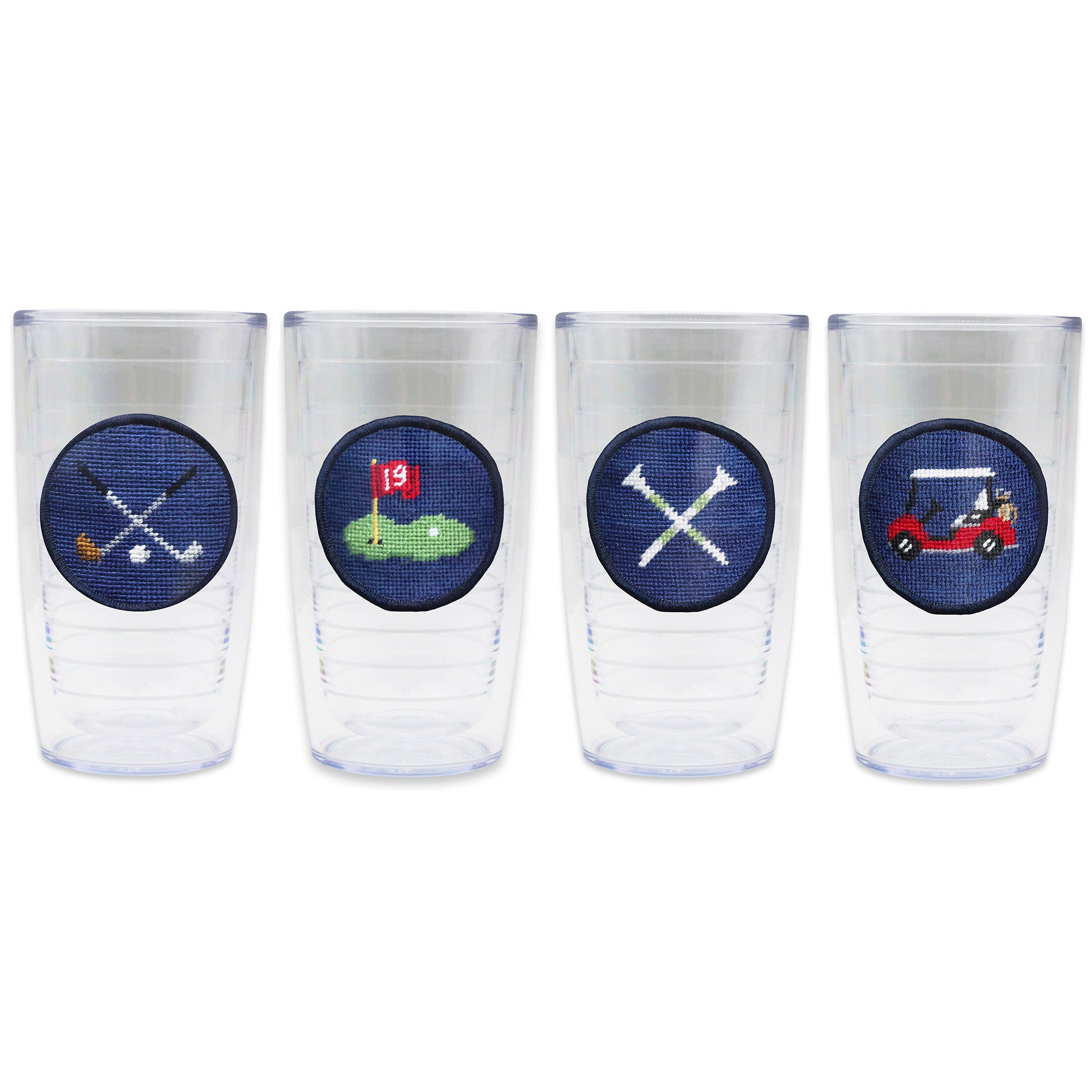 Crossed Golf Tees Tervis Tumbler (Classic Navy)